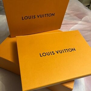 Louis Vuitton Vibrant Orange Storage Boxes